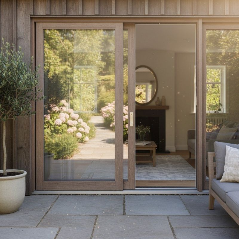Wood Sliding Door Installation in Wilmington, NC